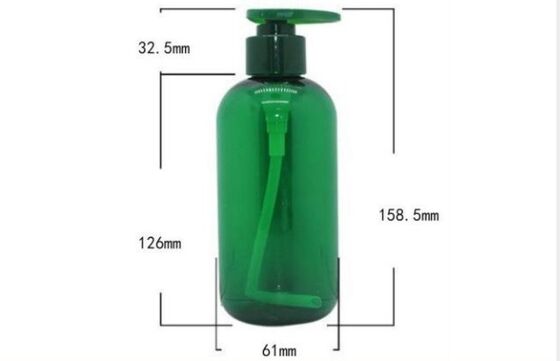 Customized Plastic Luxury Shampoo Bottles 300ml PET Bottle