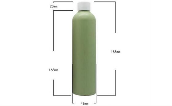 Customized Plastic Luxury Shampoo Bottles 268ml PE Bottle with Screw Cap