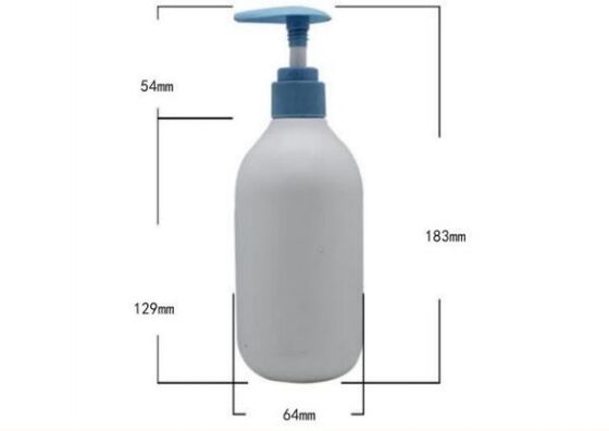 Customized Plastic Luxury Shampoo Bottles 300ml PE Bottle