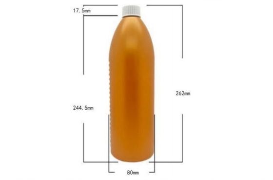 Customized Plastic Luxury Shampoo Bottles 1000ml PE Bottle with Screw Cap