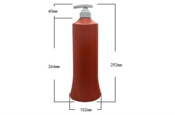 Customized Plastic Luxury Shampoo Bottles 1200ml PE Bottle