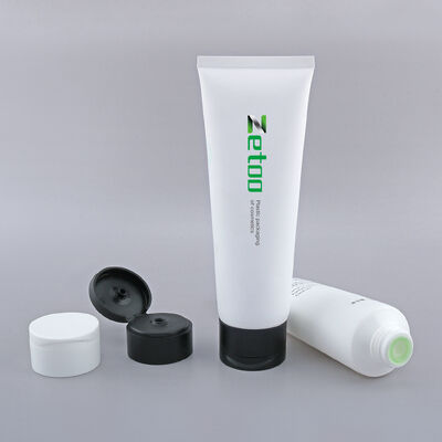 Guter Preis 40mm Durchmesser Hautpflege-Rohr Verpackung Rund Lotion-Rohr Verpackung Weiß mit Matt Flip Top Caps Online