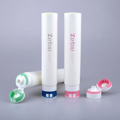 Giá tốt Tuýp kem đánh răng 35ml - 110ml màu trắng, rỗng với nắp lật hình răng thỏ trực tuyến