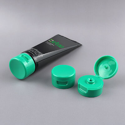 Goede prijs Zwarte huidverzorging tube verpakking 70ml - 180ml gezichtsreiniger tube met glanzende klapdeksels online