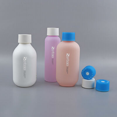 Bon prix Flacons cosmétiques ronds 250 ml / 300 ml, flacons d'emballage de soins de la peau mats en ligne