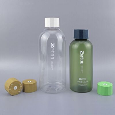 Giá tốt Chai mỹ phẩm nhựa trong suốt, chai nhựa tròn đựng kem 250ml / 300ml trực tuyến