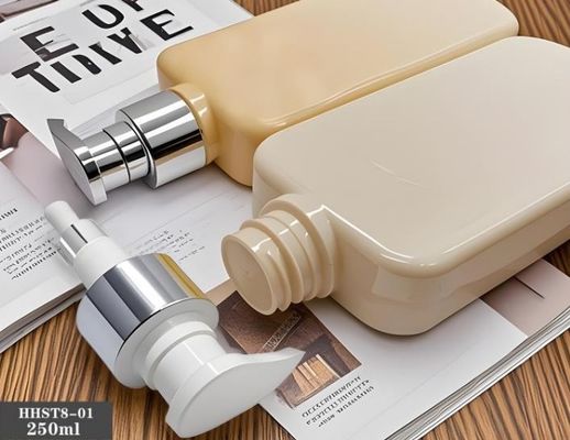 Bom preço Garrafas de plástico personalizadas Quadrado Garrafa de PET de 250 ml on-line