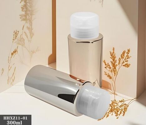 Buen precio Botellas de agua de limpieza de plástico personalizadas Botella de PET de 300 ml con bomba de presión en línea