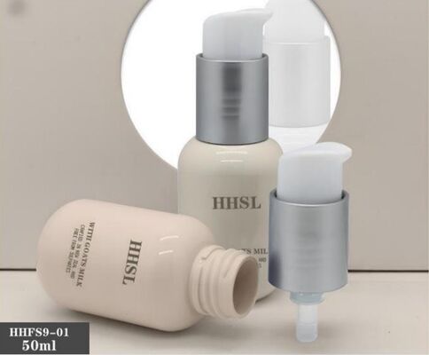 Bon prix Bouteilles de crème solaire en plastique personnalisées Bouteille en PE de 50 ml avec pompe à sérum en ligne