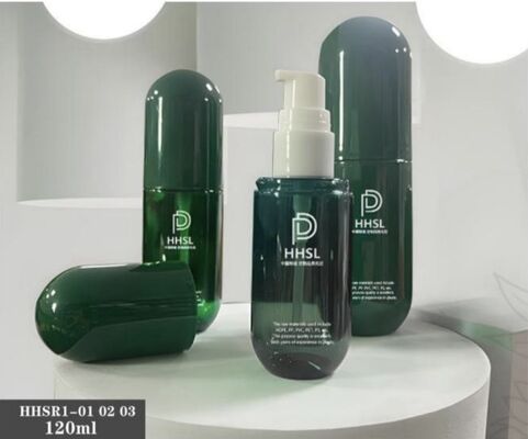 Buen precio Botellas de bomba de suero de plástico personalizadas de 120 ml, botella de PET en línea