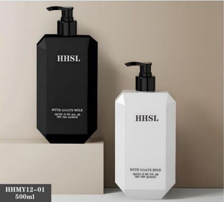 Bom preço Frascos de shampoo de luxo de plástico personalizados, garrafa PET de 500ml on-line