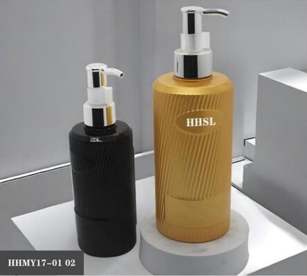 Bom preço Frascos de shampoo de luxo de plástico personalizados, garrafa PET de 500ml on-line