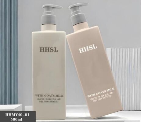 Harga bagus Disesuaikan Plastik Luxury Square Shampoo Botol 500ml PE Botol on line