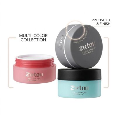 Harga bagus Jar Krim Frosted TPE 50ml Dinding Ganda Desain Kemasan Kustom untuk Pelembap Perawatan Kulit on line