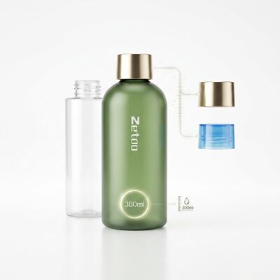 Dobra cena 100ml Hot Stamping PE Lotion Bottle Gold Foil Cosmetic Container Design for Body Care w Internecie