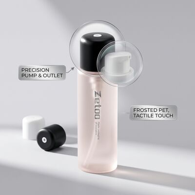 Giá tốt PET 100ml chai huyết thanh khuôn mặt Boston vòng trung tâm phân phối mũ đóng băng đóng gói mỹ phẩm tùy chỉnh SR-100 trực tuyến