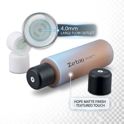 Good price HDPE 200ml Body Lotion Bottle Square Lotion Center Dispensing Cap Matte Custom Cosmetic Packaging BL-200 online