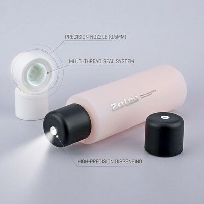 Giá tốt Chai Lotion Thân HDPE 120ml Nắp Vòi Phun Giữa Bao Bì Mỹ Phẩm Bóng Tùy Chỉnh BL2-120 trực tuyến