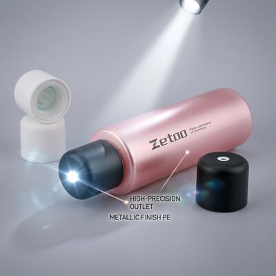 Good price PE 100ml Face Cream Bottle Round Center Dispensing Cap Metallic Custom Cosmetic Packaging FC-100 online