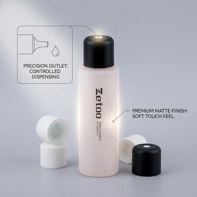 Good price PP 150ml Hand Lotion Bottle Teardrop Twist Cap Soft Touch Matt Custom Cosmetic Packaging HL2-150 online