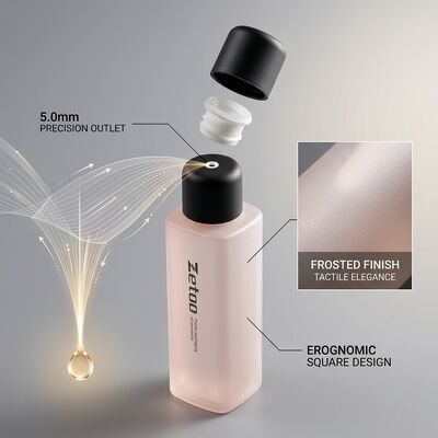 좋은 가격 HDPE 400ml 젤 병 중앙 분배 뚜?? 얼어붙은 사용자 지정 화장품 포장 GL2-400 온라인