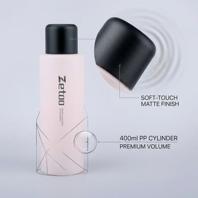 좋은 가격 PP 400ml 샴푸 병 실린더 로션 중앙 디스펜싱 소프트 터치 무광 맞춤 화장품 포장 SH3-400 온라인