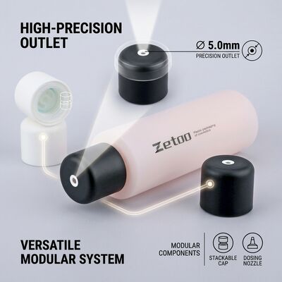 سعر جيد HDPE 500ml غسل الجسم مركز زجاجة القفعة الموزعة الطباعة ثلاثية الأبعاد تعبئة مستحضرات التجميل المخصصة BW3-500 متصل